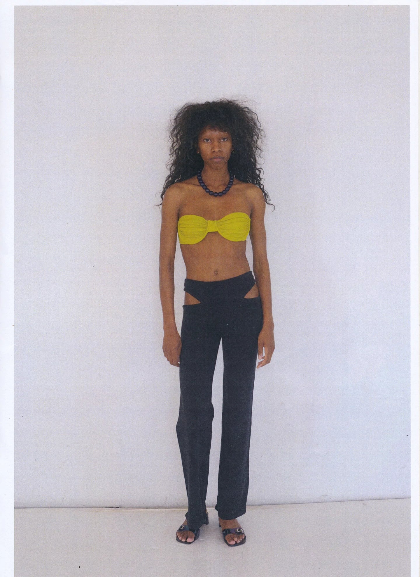 The Split Pants in Charcoal
