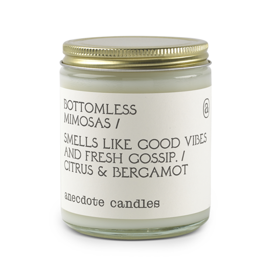 Glass Jar Candle Bottomless Mimosas