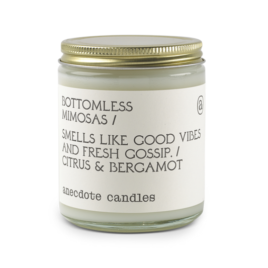Glass Jar Candle Bottomless Mimosas