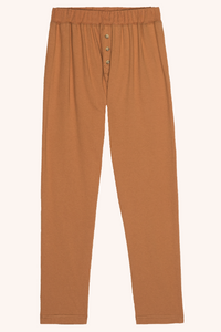 Jersey Henley Sweatpant in Penny