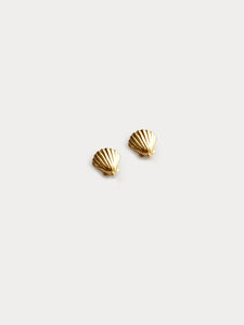 Marcel Shell Gold Studs