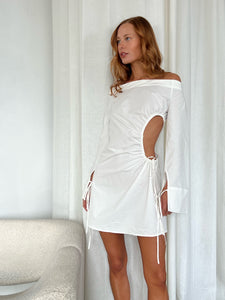 Hampton Dress in Off White