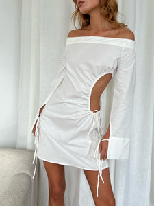 Hampton Dress in Off White