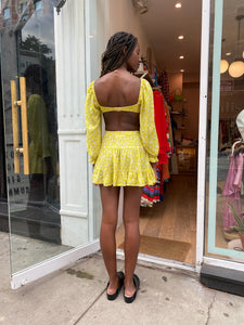 Saylor Floral Set in Lime