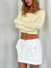Load image into Gallery viewer, Tayla Crop Cardigan in Cream
