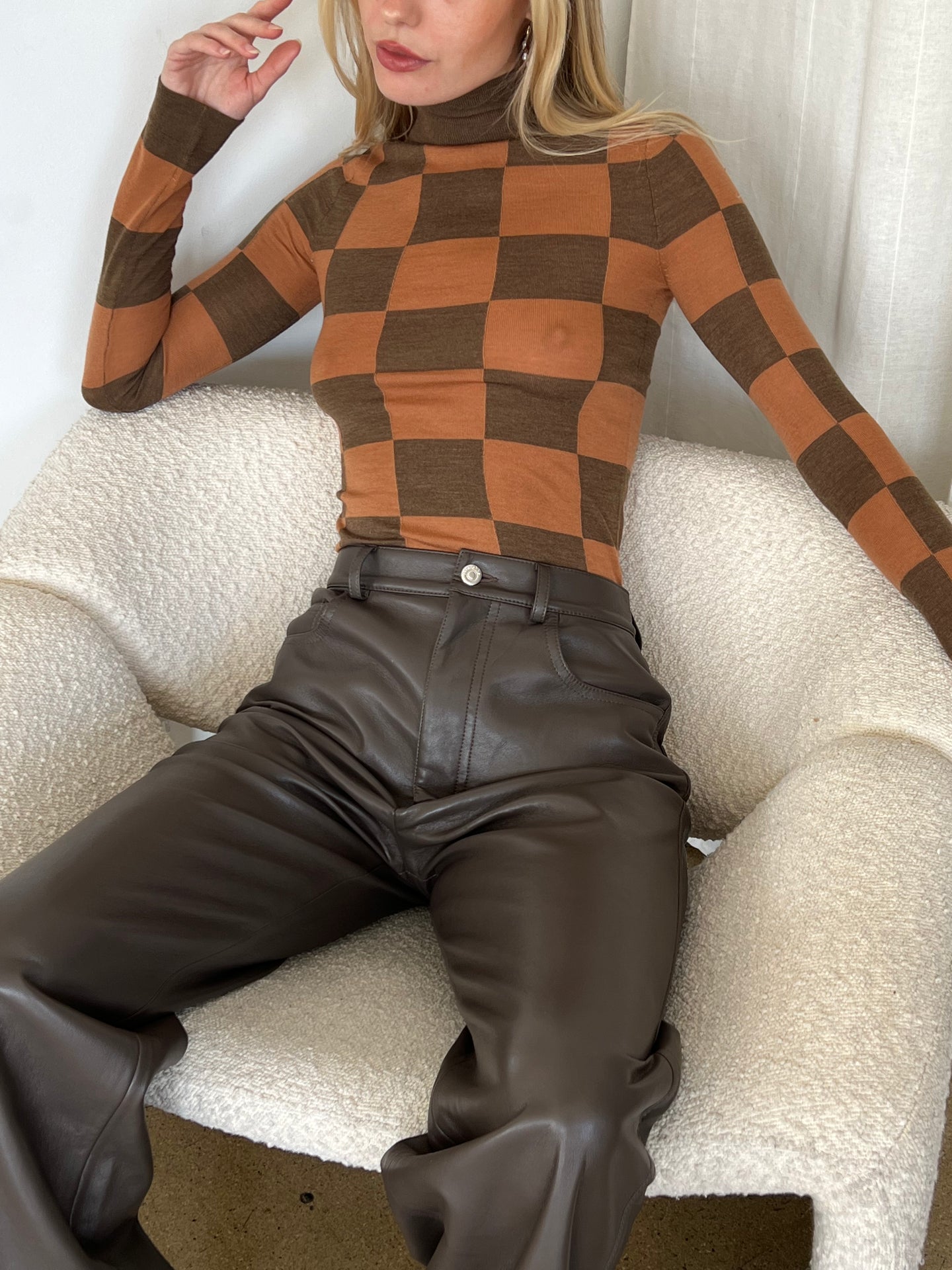 Harri In Hazelnut/Cinnamon Check