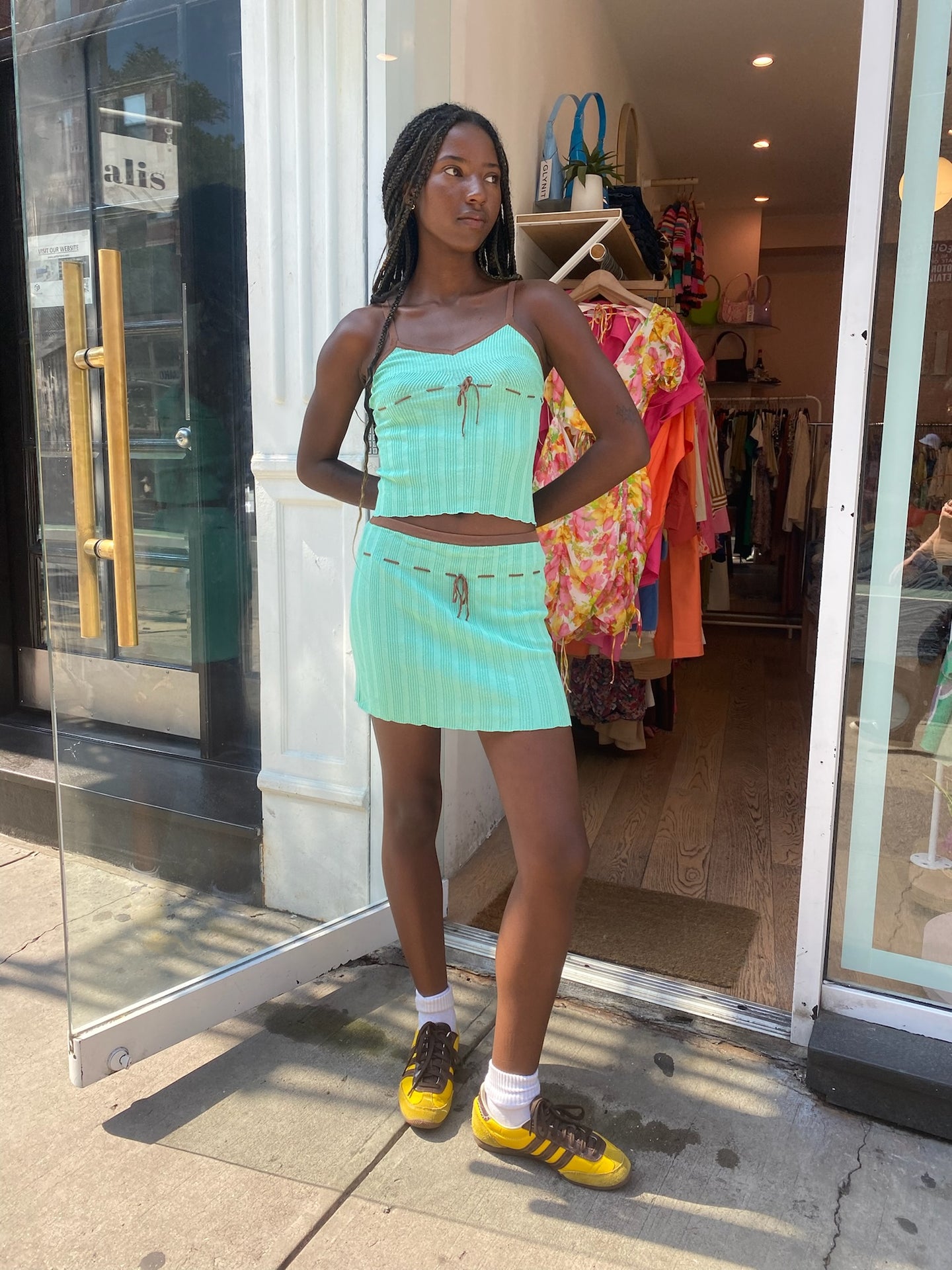 Macondo Skirt in Turquoise