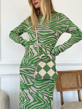 Load image into Gallery viewer, The A Scacchi in Ivory/Evergreen
