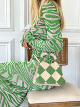 Load image into Gallery viewer, The A Scacchi in Ivory/Evergreen
