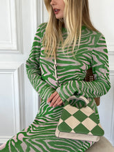 Load image into Gallery viewer, The A Scacchi in Ivory/Evergreen
