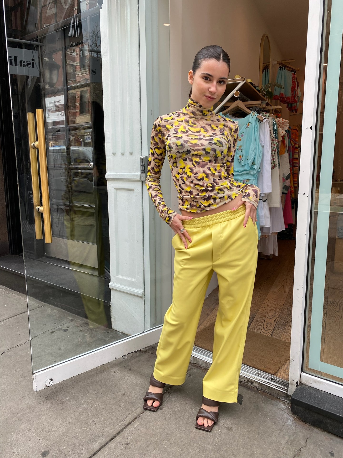 Lorca Pant in Yellow