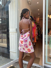 Load image into Gallery viewer, Pareo Dress in Retro Flower
