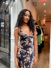 Load image into Gallery viewer, Opaline Floral Silk Strap Maxi in Opaline Floral
