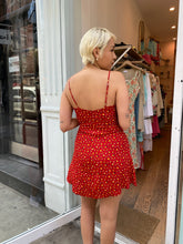 Load image into Gallery viewer, Alpine Floral Midsummer Dress in Red
