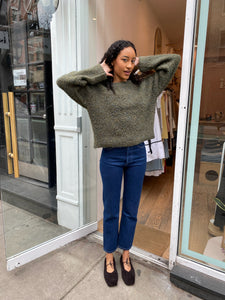 Envie Sweater in Olive Branch