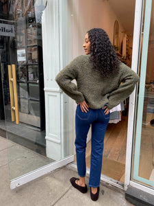 Envie Sweater in Olive Branch
