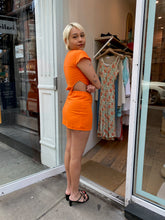 Load image into Gallery viewer, Monix Linen Dress in Orange
