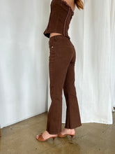 Load image into Gallery viewer, Hannah Low Rise Flares in Wood
