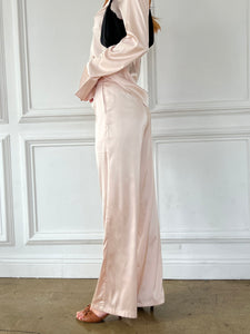 Tristan Satin Set in Fog