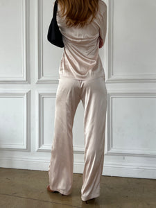 Tristan Satin Set in Fog