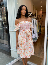 Load image into Gallery viewer, Noella Dress in Ditsy Strawberry Floral
