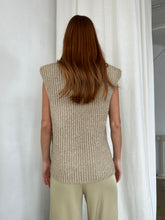 Load image into Gallery viewer, Bora Sleeveless Knit Top in Beige
