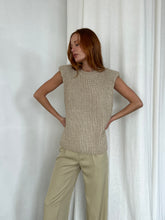 Load image into Gallery viewer, Bora Sleeveless Knit Top in Beige
