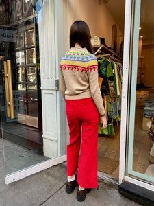 Jackpot Sweater in Fairisle