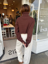 Load image into Gallery viewer, Jemma Turtleneck in Chocolate
