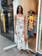 Load image into Gallery viewer, Corrine Split Maxi Dress in Watercolour Floral
