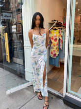 Load image into Gallery viewer, Corrine Split Maxi Dress in Watercolour Floral
