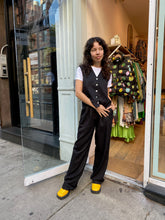 Load image into Gallery viewer, Pleated Trouser in Jet
