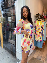 Load image into Gallery viewer, Marilis Dress in Pansy Rain
