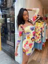 Load image into Gallery viewer, Marilis Dress in Pansy Rain
