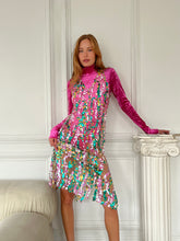 Load image into Gallery viewer, Rhode V-neck Sequined Dress
