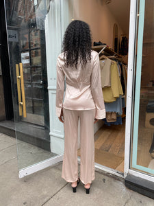 Tristan Satin Set in Fog