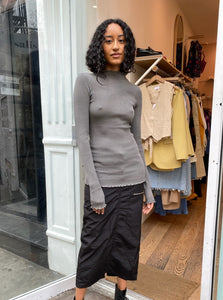 Percy Rib Knit Sweater in Dust