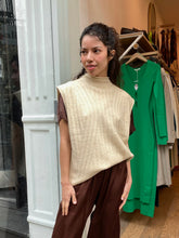 Load image into Gallery viewer, Anne Mock Vest in Latte
