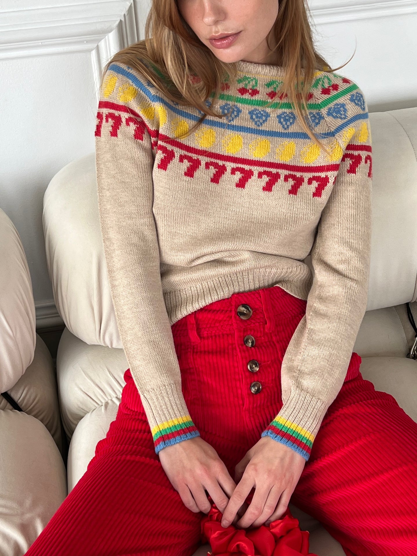 Jackpot Sweater in Fairisle