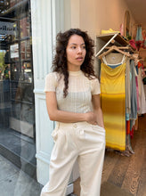Load image into Gallery viewer, Sebastian Sheer Tee in Cream
