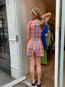 Nudos Top in Tartan Charra