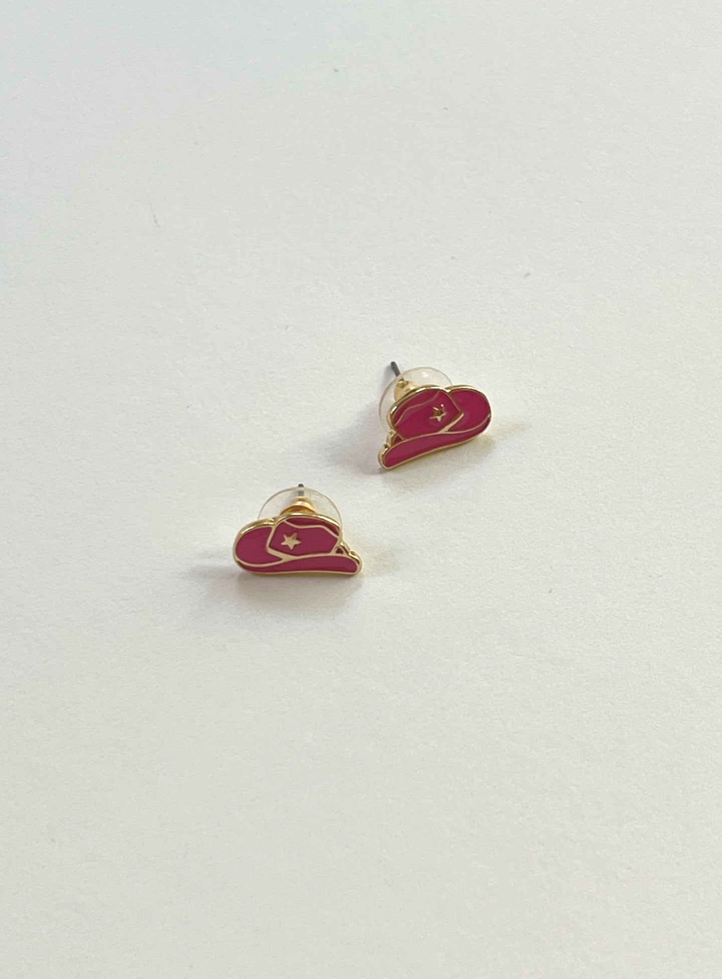 Pink Cowboy Hat Stud