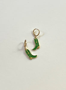 Dangle Green Cowboy Boot