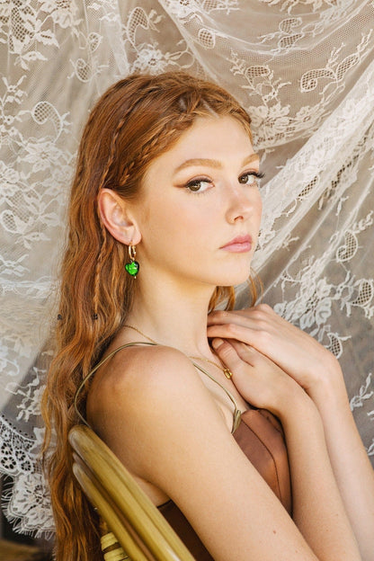 Lexi Earrings in Green