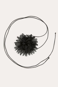 Lolita Flower Necklace in Black
