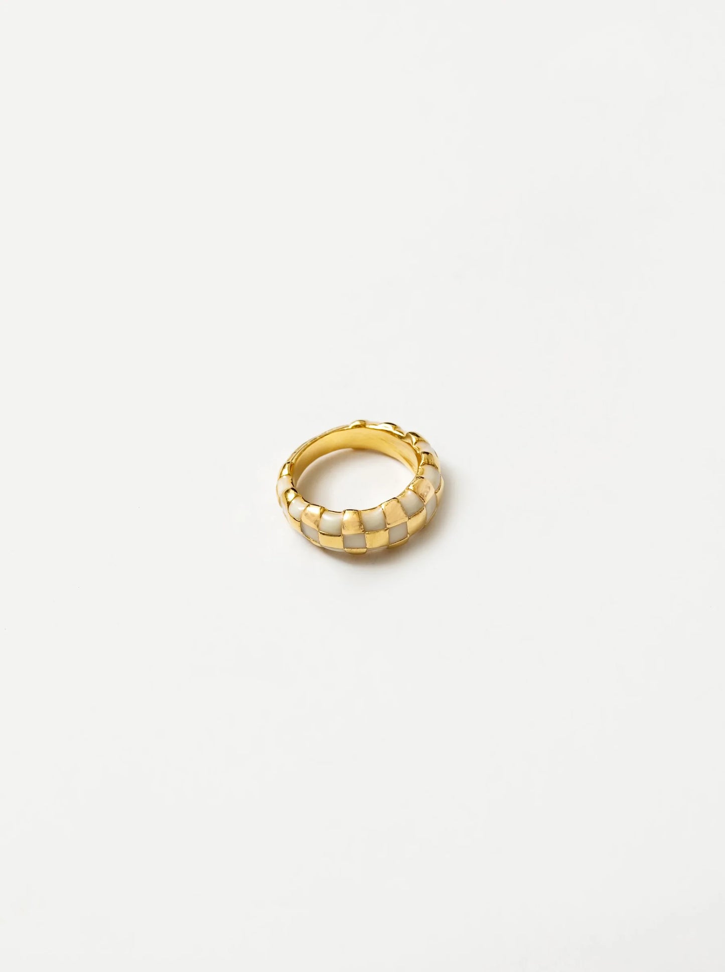 Libby Ring in Gold/Cream sz 7