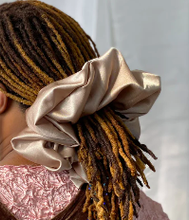 Load image into Gallery viewer, Giant Satin Scrunchie in Mushroom
