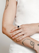 Load image into Gallery viewer, Laura Ring in Blue + Silver
