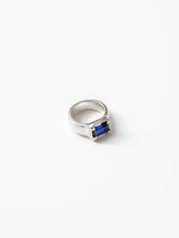 Load image into Gallery viewer, Laura Ring in Blue + Silver
