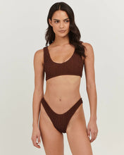Load image into Gallery viewer, Jodie Shirred Brief in Chocolate
